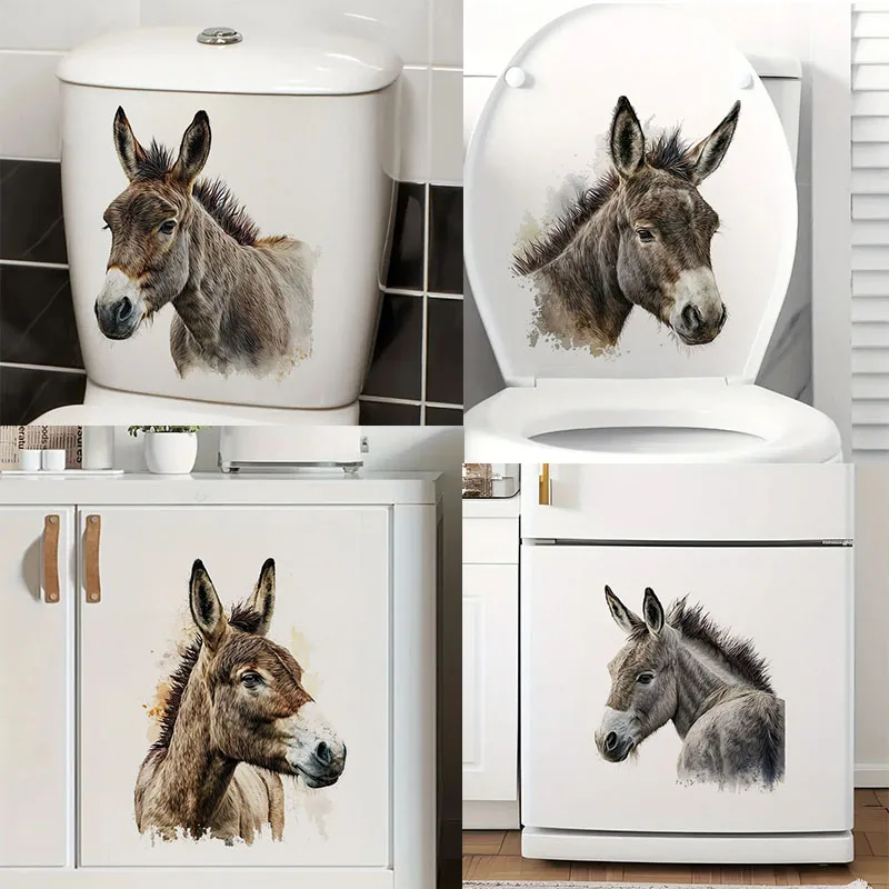 Donkey Toilet Stickers Decoration for Living Room, Wall, Bedroom, and Home Decor Car Decals Self-Adhesive
Donkey Toilet Stickers Decoration for Living Room, Wall, Bedroom, and Home Decor Car Decals Self-Adhesive