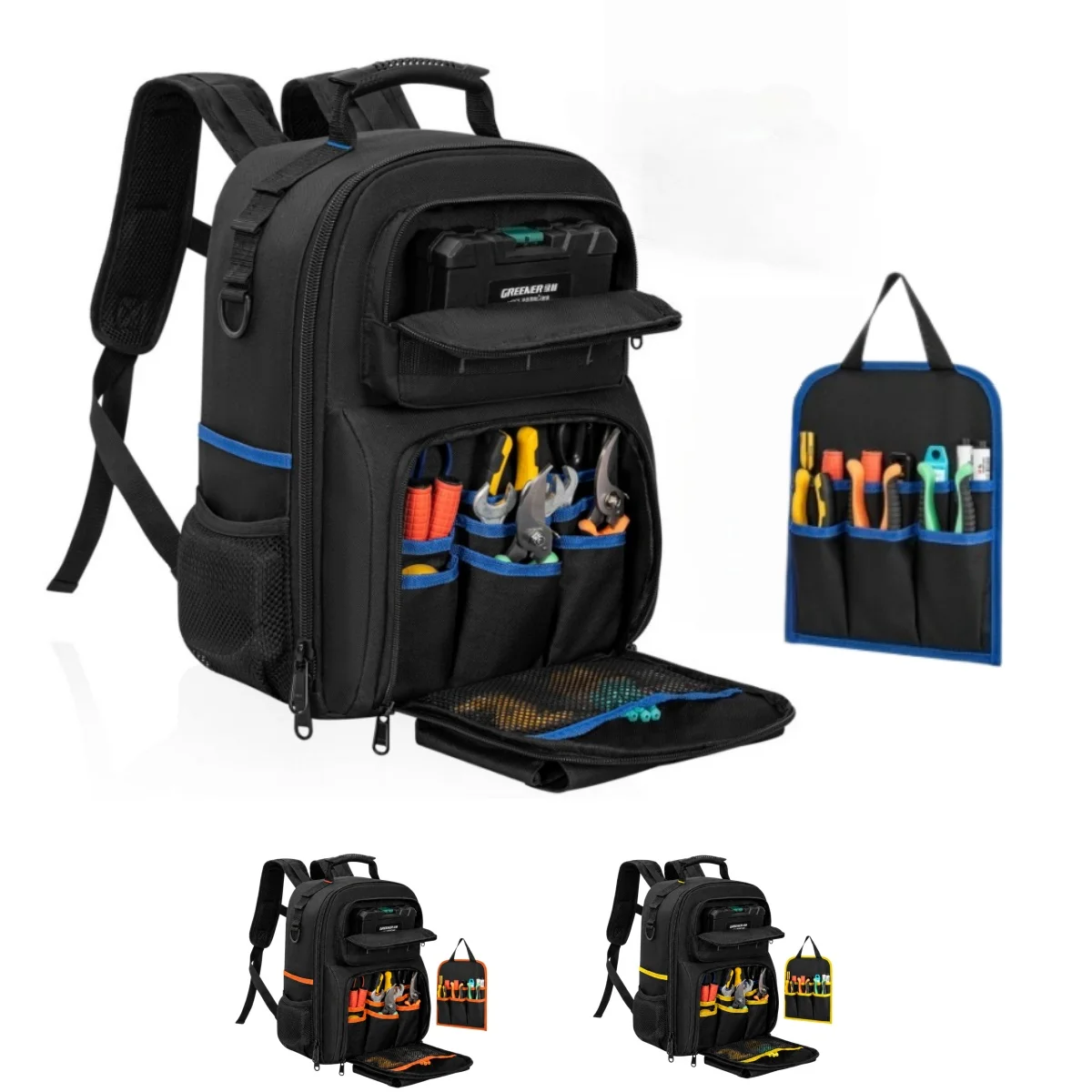 Backpack Tool Bag, Large Storage Toolbox Organization, Soft Handle Large Zipper Carrying Toolbag, Father's Day Gifts for Him Dad
Backpack Tool Bag, Large Storage Toolbox Organization, Soft Handle Large Zipper Carrying Toolbag, Father's Day Gifts for Him Dad