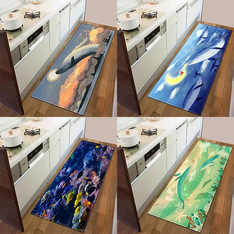 Cartoon ocean world marine life floor mat kitchen bathroom non-slip carpet living room bedroom bedside home decoration
Cartoon ocean world marine life floor mat kitchen bathroom non-slip carpet living room bedroom bedside home decoration