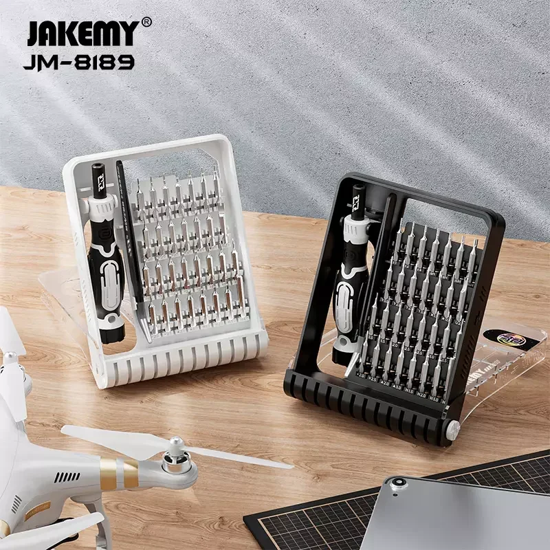 JAKEMY JM-8189 Набор магнитных отверток 48 в 1, набор инструментов с битами CR-V для телефона, ПК, камеры, планшета, ноутбука, электронной разборки
JAKEMY JM-8189 Набор магнитных отверток 48 в 1, набор инструментов с битами CR-V для телефона, ПК, камеры, планшета, ноутбука, электронной разборки