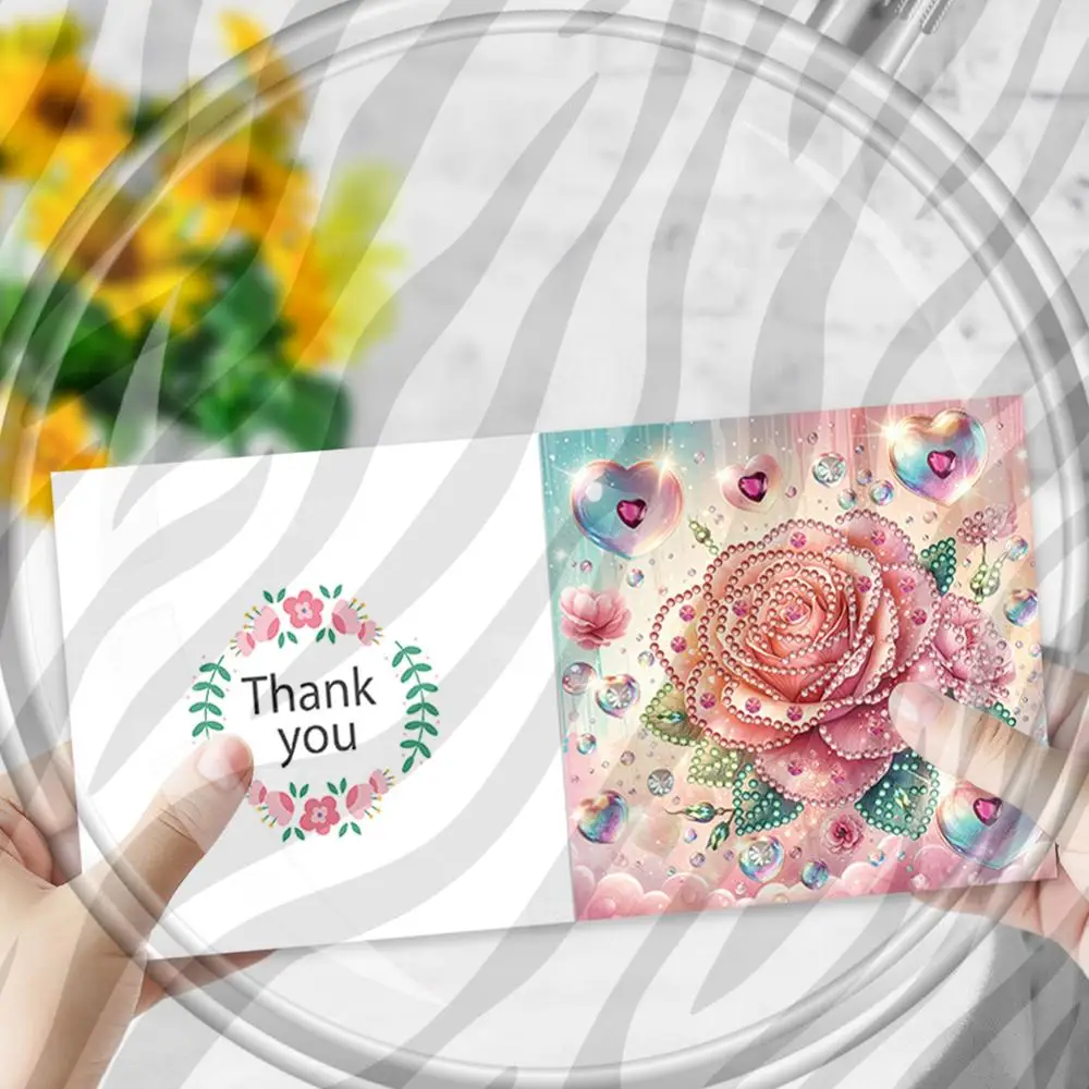 6Pcs Animal Flower Diamond Art Festival Card Craft Rinestone Embroidery Arts Craft Cards Kit Birthday Gift for Friend
6Pcs Animal Flower Diamond Art Festival Card Craft Rinestone Embroidery Arts Craft Cards Kit Birthday Gift for Friend