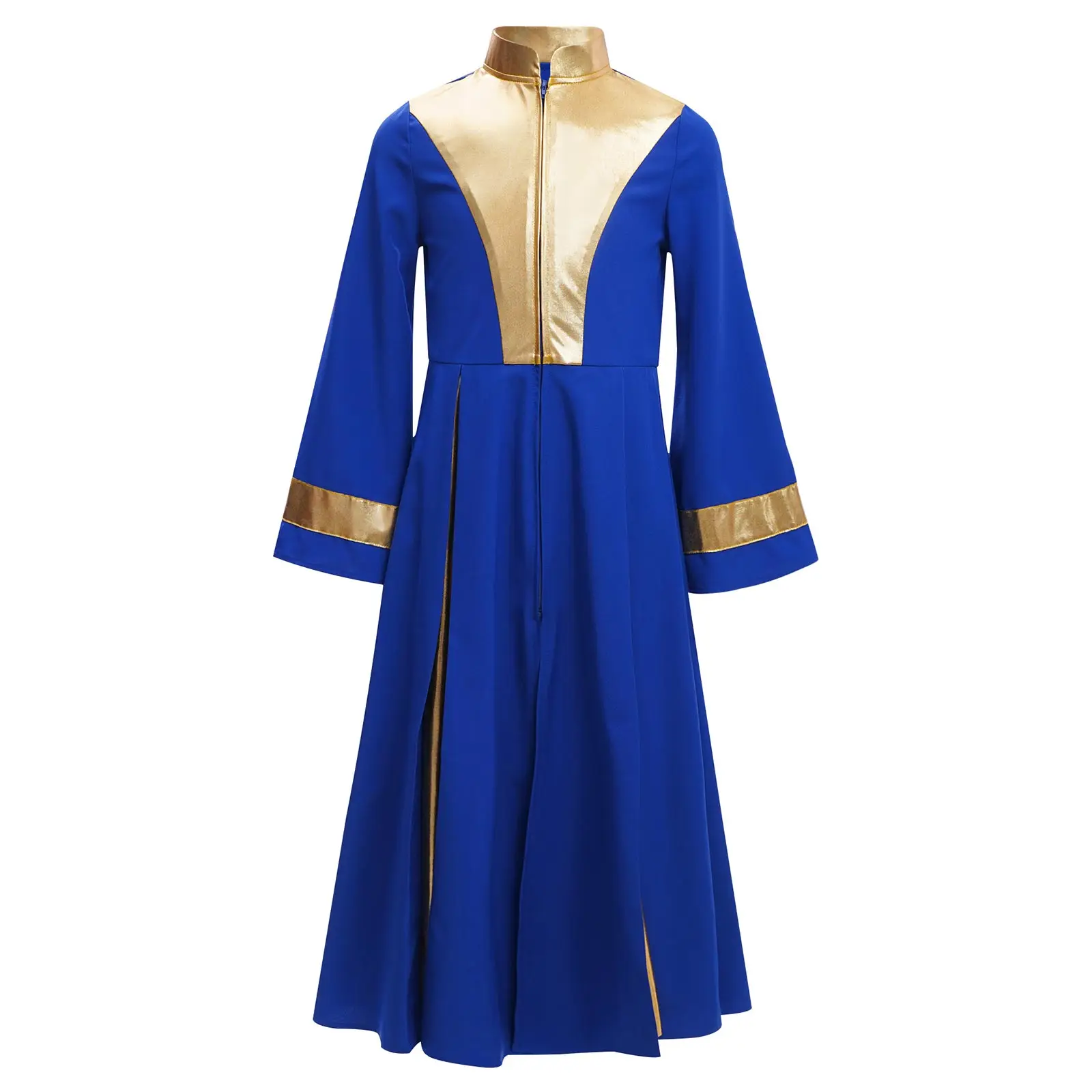 Kids Girls Church Choir Robe Liturgical Dance Flare Sleeve Split A-Line Pleated Dress for Festival Ceremony Halloween Cosplay
Kids Girls Church Choir Robe Liturgical Dance Flare Sleeve Split A-Line Pleated Dress for Festival Ceremony Halloween Cosplay