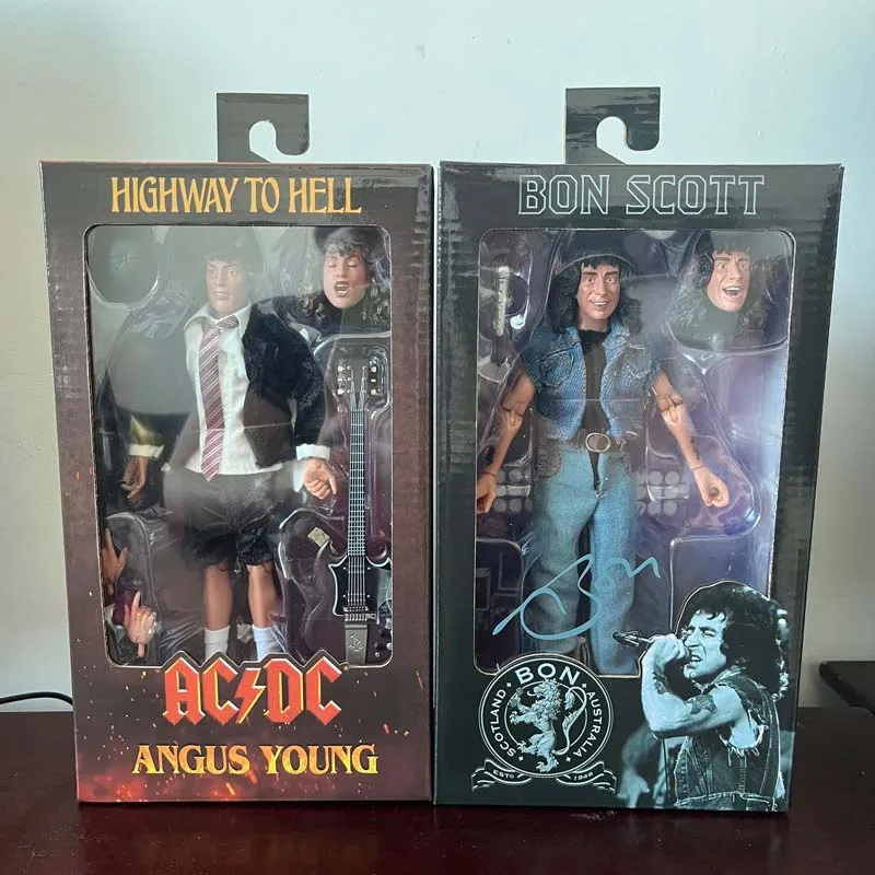 NECA Figure Highway To Hell Angus Young Bon Scott Real Clothes Action Figure Model Toys Collection Joint Movable Christmas Gift
NECA Figure Highway To Hell Angus Young Bon Scott Real Clothes Action Figure Model Toys Collection Joint Movable Christmas Gift