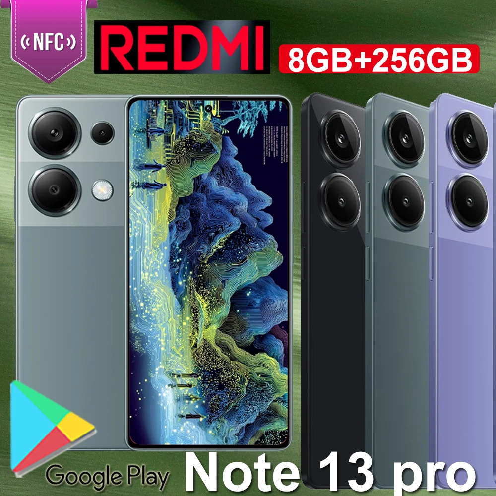 Redmi Note 13 pro original smartphone 8GB+256GB/6.67inch 120Hz2712×1220 resolution 5160mAh battery capacity/GPS/IP53/NFC
Redmi Note 13 pro original smartphone 8GB+256GB/6.67inch 120Hz2712×1220 resolution 5160mAh battery capacity/GPS/IP53/NFC