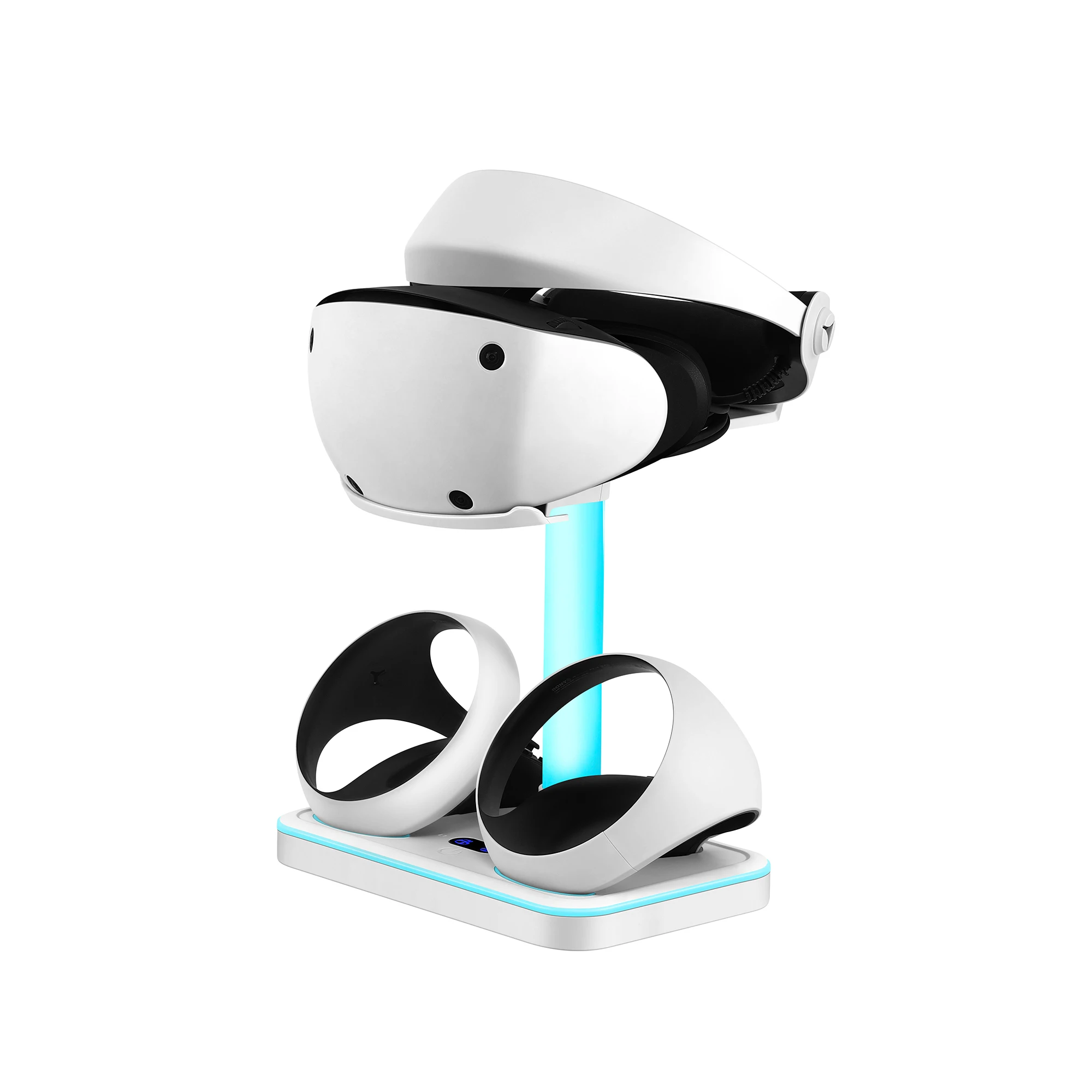 Glasses Headset Stand Charger Base for VR2 RGB Light Magnetic Rainbow Charging Dock Station for VR2 Accessory
Glasses Headset Stand Charger Base for VR2 RGB Light Magnetic Rainbow Charging Dock Station for VR2 Accessory