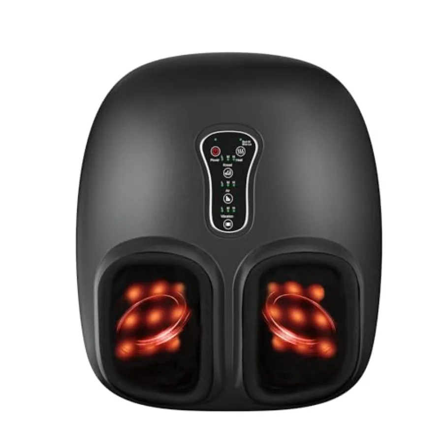 Foot Massager with Heat Vibration Rolling Compression for Plantar Fasciitis Relief Neuropathy Pain Relief Fits Size up to 13in
Foot Massager with Heat Vibration Rolling Compression for Plantar Fasciitis Relief Neuropathy Pain Relief Fits Size up to 13in