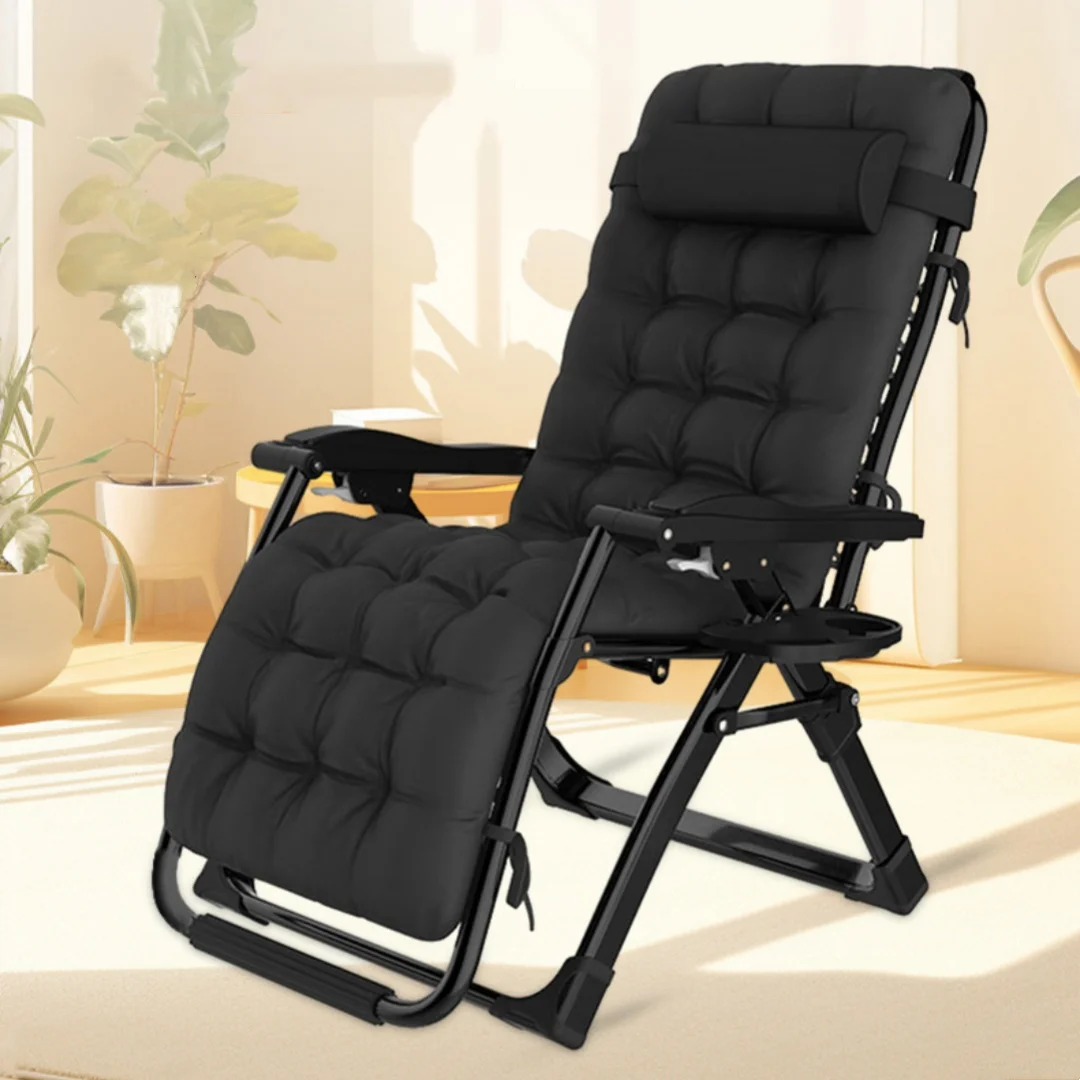 High Quality Black And Gray Thickened Cushion Outdoor Shading Deck Chair Garden Balcony Custom Color Camping Beach Leisure Chair
High Quality Black And Gray Thickened Cushion Outdoor Shading Deck Chair Garden Balcony Custom Color Camping Beach Leisure Chair