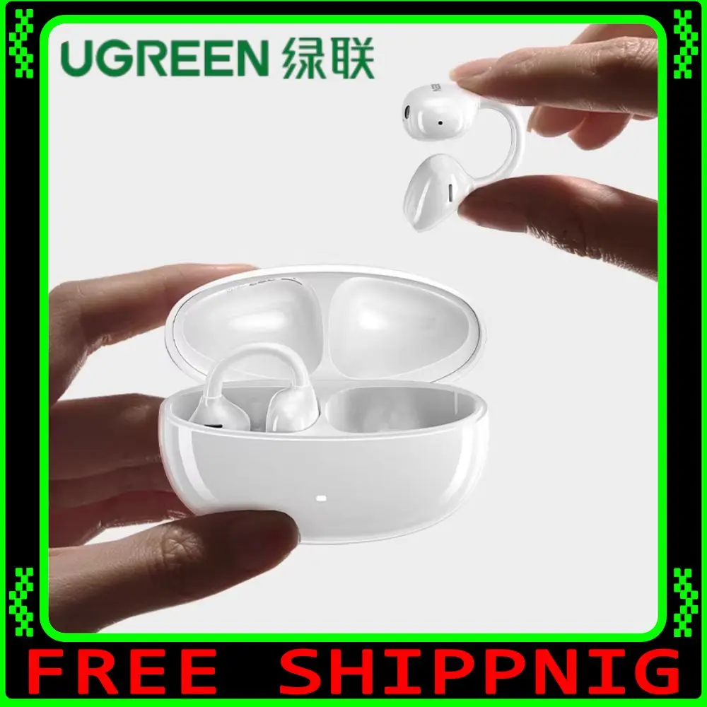 Беспроводные наушники Ugreen S8 с креплением на ухо, Bluetooth, активным шумоподавлением (ANC), синхронным переводом с ИИ, водонепроницаемые
Беспроводные наушники Ugreen S8 с креплением на ухо, Bluetooth, активным шумоподавлением (ANC), синхронным переводом с ИИ, водонепроницаемые