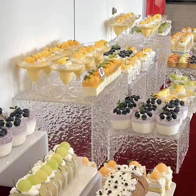 10PCS Dessert Table Buffet Plate Holder Acrylic Trays Wedding Banquet Cake Cookies Sushi Bread Fruits Tea Break Stand Decoration
10PCS Dessert Table Buffet Plate Holder Acrylic Trays Wedding Banquet Cake Cookies Sushi Bread Fruits Tea Break Stand Decoration