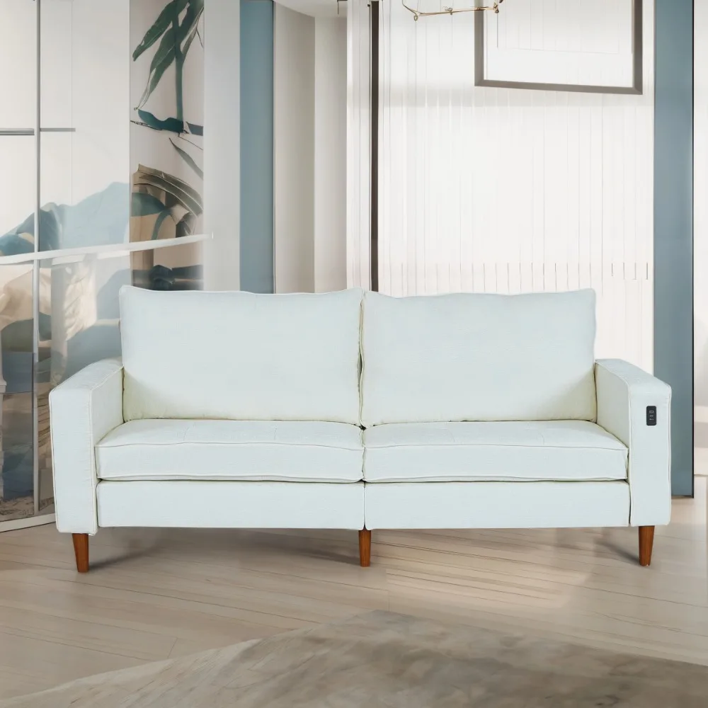 White Corduroy, Modern Style Solid Color Sofa (Including USB interface), Multi-Person Sofa, Living Room Sofas
White Corduroy, Modern Style Solid Color Sofa (Including USB interface), Multi-Person Sofa, Living Room Sofas