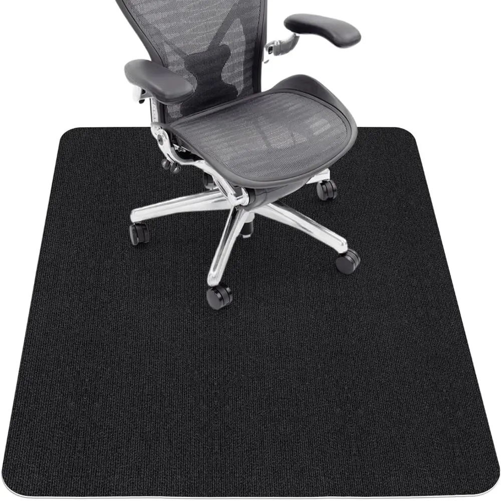 Large Anti-Slip Floor Protector Mat for Office Chair and Gaming Chair, Easy Clean, Black (48x36)
Large Anti-Slip Floor Protector Mat for Office Chair and Gaming Chair, Easy Clean, Black (48x36)