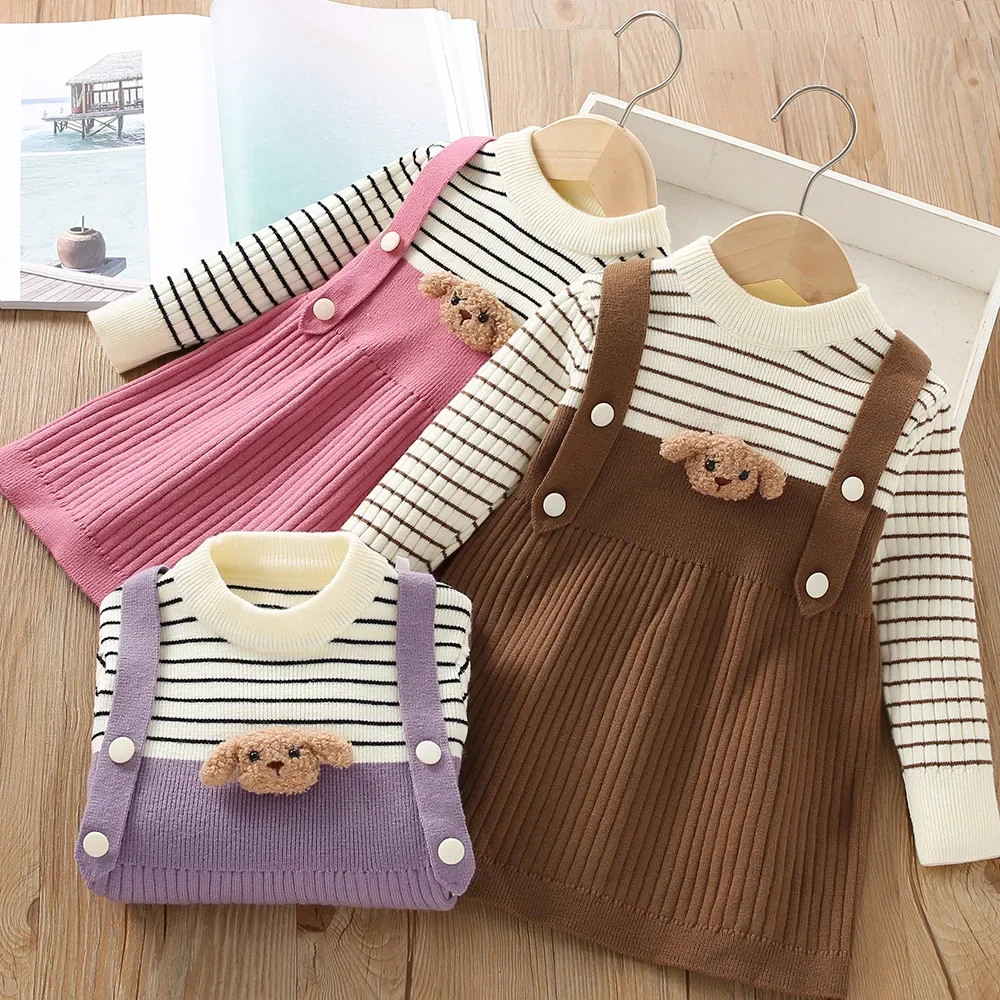 Girls Knitted Dresses Spring Autumn 2024 Children Knit Sweater Dress For Baby Party Clothes Kids Cute Costume 2 3 4 5 6 Years
Girls Knitted Dresses Spring Autumn 2024 Children Knit Sweater Dress For Baby Party Clothes Kids Cute Costume 2 3 4 5 6 Years