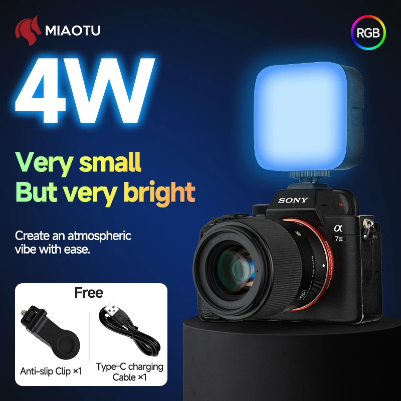 95 CRI Photography Light, Portable LED Video Light for Camera/Mobile Phone, Outdoor Photography Backlighting, Free Shipping
95 CRI Photography Light, Portable LED Video Light for Camera/Mobile Phone, Outdoor Photography Backlighting, Free Shipping