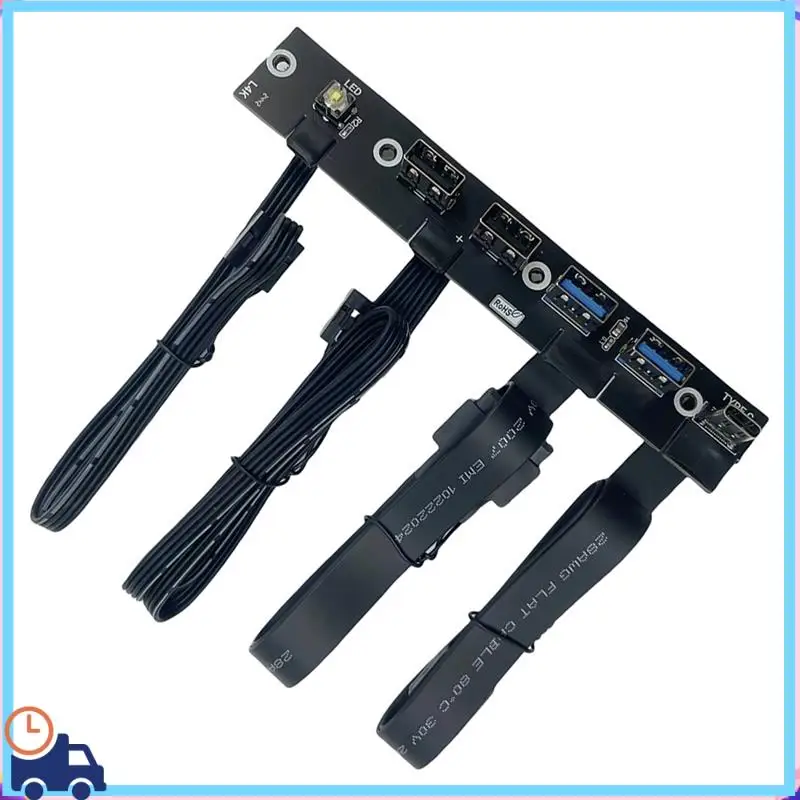Latest USB 3.0 Front Panel IO Panel 2-Port USB3.0+2-Port USB2.0+1-Port TYPE-C 20G+LED Switch For Desktop Computer Chassis
Latest USB 3.0 Front Panel IO Panel 2-Port USB3.0+2-Port USB2.0+1-Port TYPE-C 20G+LED Switch For Desktop Computer Chassis