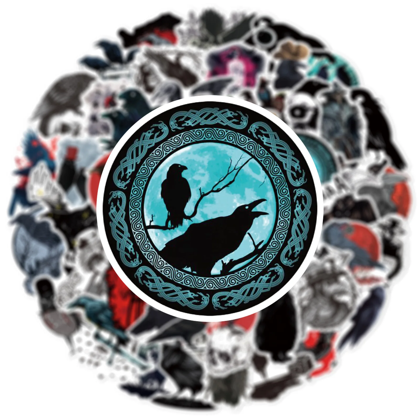 50PCS Trend Anime Cartoon Horror Crow Sticker Graffiti Helmet DIY Waterproof PVC Graffiti Sticker personal Toys
50PCS Trend Anime Cartoon Horror Crow Sticker Graffiti Helmet DIY Waterproof PVC Graffiti Sticker personal Toys