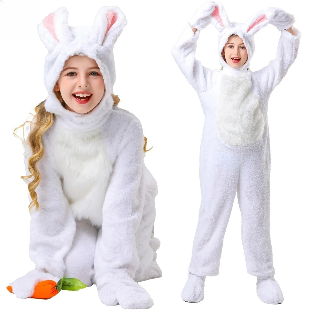 New Children's Animal Onesie White Rabbit Kindergarten Performance Clothes Little Rabbit Children's Performance Stage Clothes
New Children's Animal Onesie White Rabbit Kindergarten Performance Clothes Little Rabbit Children's Performance Stage Clothes