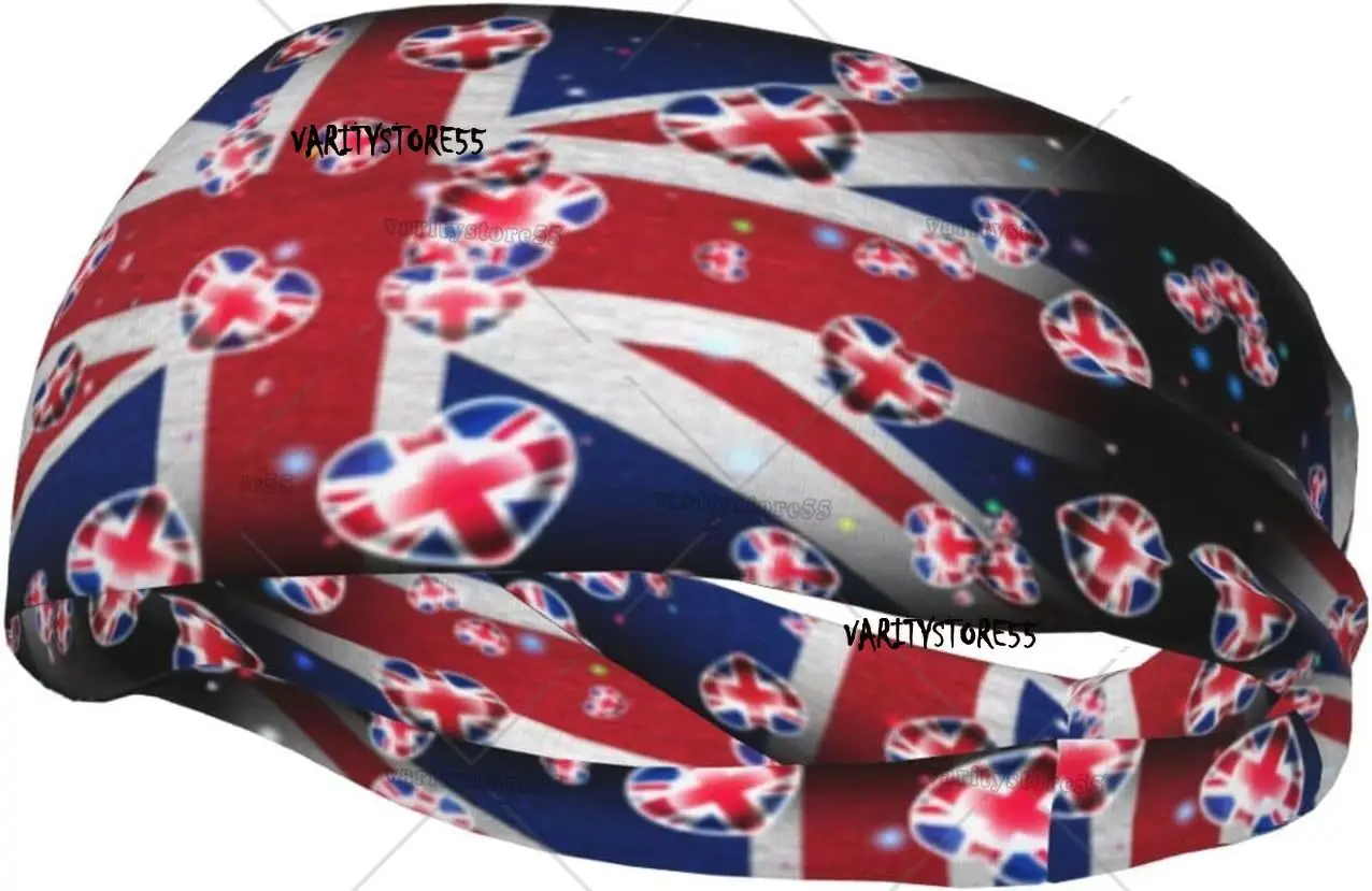 Cute British Flag Running Headbands for Men Women Sports Sweatbands for Basketball Yoga Workout Stretchy Hairband
Cute British Flag Running Headbands for Men Women Sports Sweatbands for Basketball Yoga Workout Stretchy Hairband