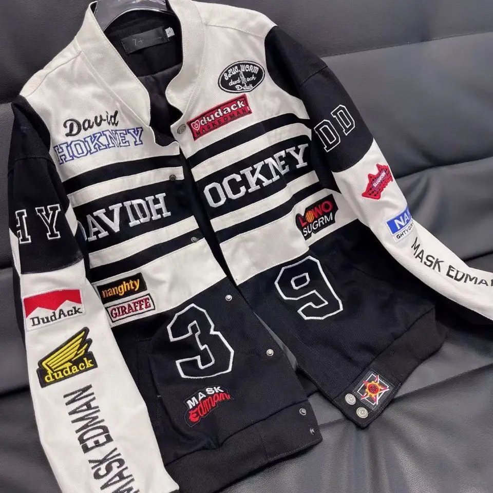 Ins trendy brand personality jacket heavy industry embroidery jacket couple outfit hip-hop motorcycle baseball uniform 2023
Ins trendy brand personality jacket heavy industry embroidery jacket couple outfit hip-hop motorcycle baseball uniform 2023