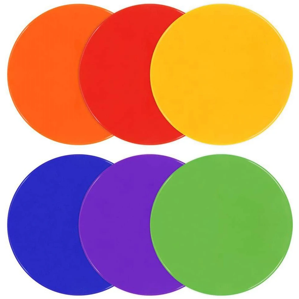 6 Pcs 10-Inch Agility Marking Pad Football Marking Plate Flat Marking Plate for Sports Speed and Agility Training
6 Pcs 10-Inch Agility Marking Pad Football Marking Plate Flat Marking Plate for Sports Speed and Agility Training