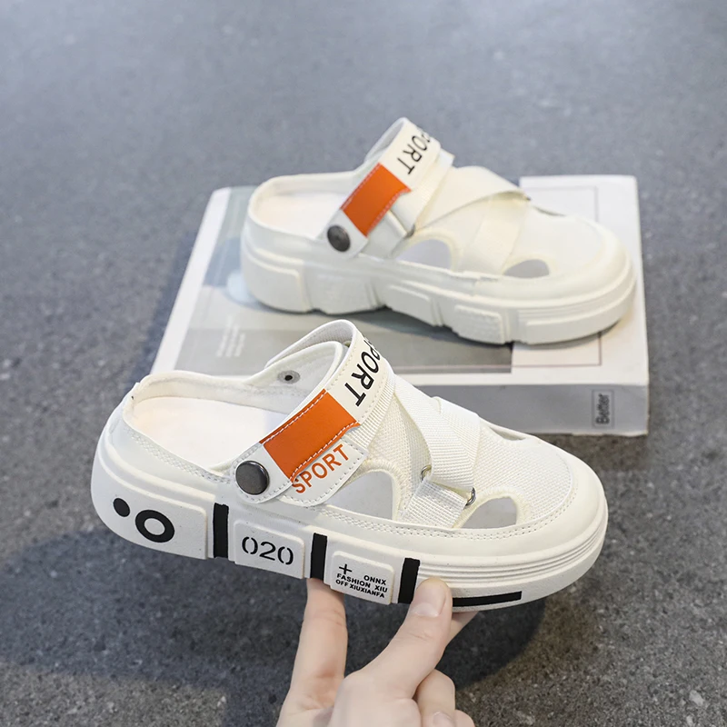 Summer Kids Sandals Shoes Fashion Design Boys Sneaker Breathable Mesh Thick Sole Children Casual Sneaker Sports Sandals for Boy
Summer Kids Sandals Shoes Fashion Design Boys Sneaker Breathable Mesh Thick Sole Children Casual Sneaker Sports Sandals for Boy