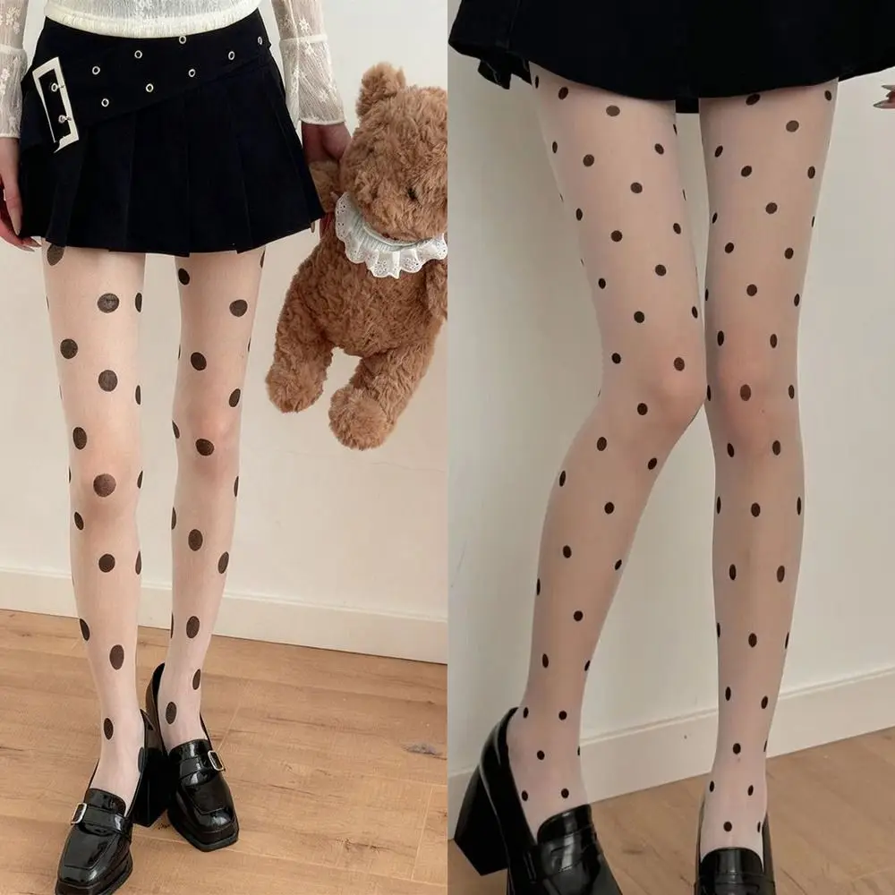 Сексуальные шелковые чулки с высокой талией в горошек, эластичные прозрачные колготки в горошек Y2K, тонкие чулки до бедра, женское нижнее белье
Сексуальные шелковые чулки с высокой талией в горошек, эластичные прозрачные колготки в горошек Y2K, тонкие чулки до бедра, женское нижнее белье