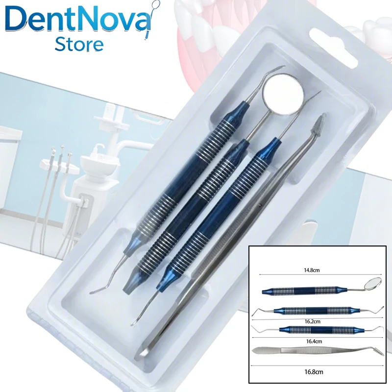 4Pcs Dental Tartar Scraper Set Rustproof Teeth Plaque Tartar Remover Dentist Scaler Tools Professional Oral Cleaning
4Pcs Dental Tartar Scraper Set Rustproof Teeth Plaque Tartar Remover Dentist Scaler Tools Professional Oral Cleaning