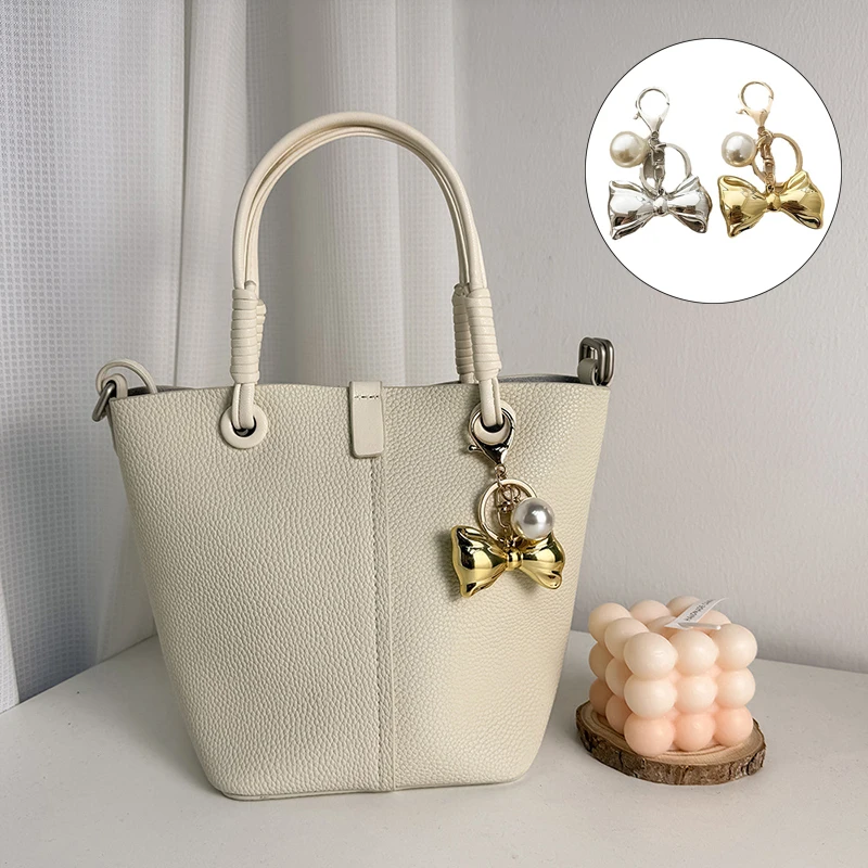 1PCS Charm Bag Decor Sweet Pearl Big Bowknot Key Chain Phone Pendant Car Key Ring Headphone Case
1PCS Charm Bag Decor Sweet Pearl Big Bowknot Key Chain Phone Pendant Car Key Ring Headphone Case