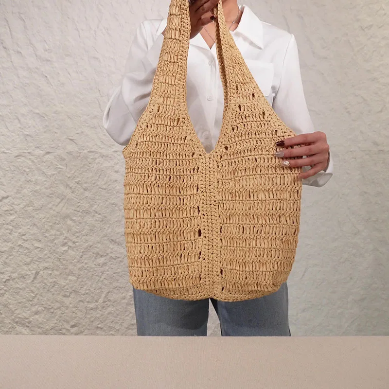 Handmade Woven Tote Bag Summer Beach Handbags Big Bali Shopper Purse Casual Large Capacity Straw Women Shoulder Bags
Handmade Woven Tote Bag Summer Beach Handbags Big Bali Shopper Purse Casual Large Capacity Straw Women Shoulder Bags