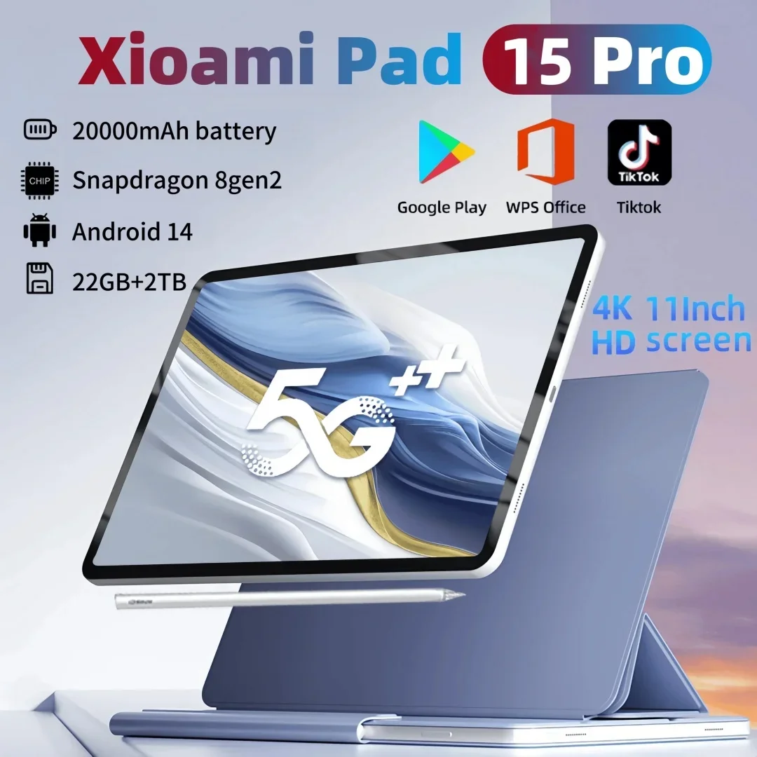 2025 оригинальный XioaMi Pad 15 Pro планшет Android14 Snapdragon888 11 дюймов HD 22 ГБ + 2 ТБ 20000 мАч 5G Dual SIM Bluetooth WiFi GPS столы
2025 оригинальный XioaMi Pad 15 Pro планшет Android14 Snapdragon888 11 дюймов HD 22 ГБ + 2 ТБ 20000 мАч 5G Dual SIM Bluetooth WiFi GPS столы
