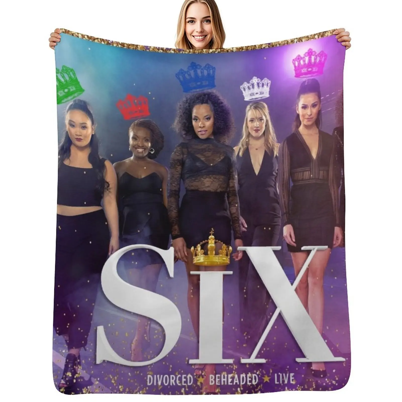 Six Broadway cast Throw Blanket Men's Soft Warm Throw Blanket for Couch
Six Broadway cast Throw Blanket Men's Soft Warm Throw Blanket for Couch