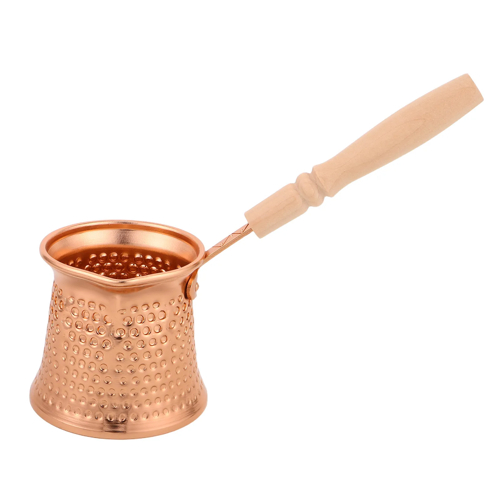 Turkish Coffee Pot 350Ml Stovetop Vintage Design Wooden Handle Milk Frothing Coffee Maker Butter Melting Milk Butter Warmer Pot
Turkish Coffee Pot 350Ml Stovetop Vintage Design Wooden Handle Milk Frothing Coffee Maker Butter Melting Milk Butter Warmer Pot