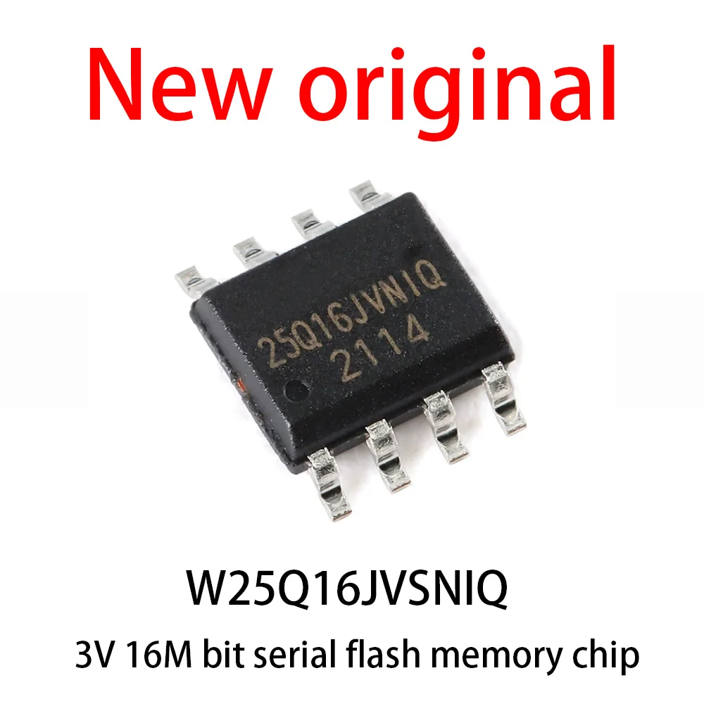 10-100Pcs/Lot New original W25Q16JVSNIQ SOP-8 3V 16M bit serial flash memory chip
10-100Pcs/Lot New original W25Q16JVSNIQ SOP-8 3V 16M bit serial flash memory chip 