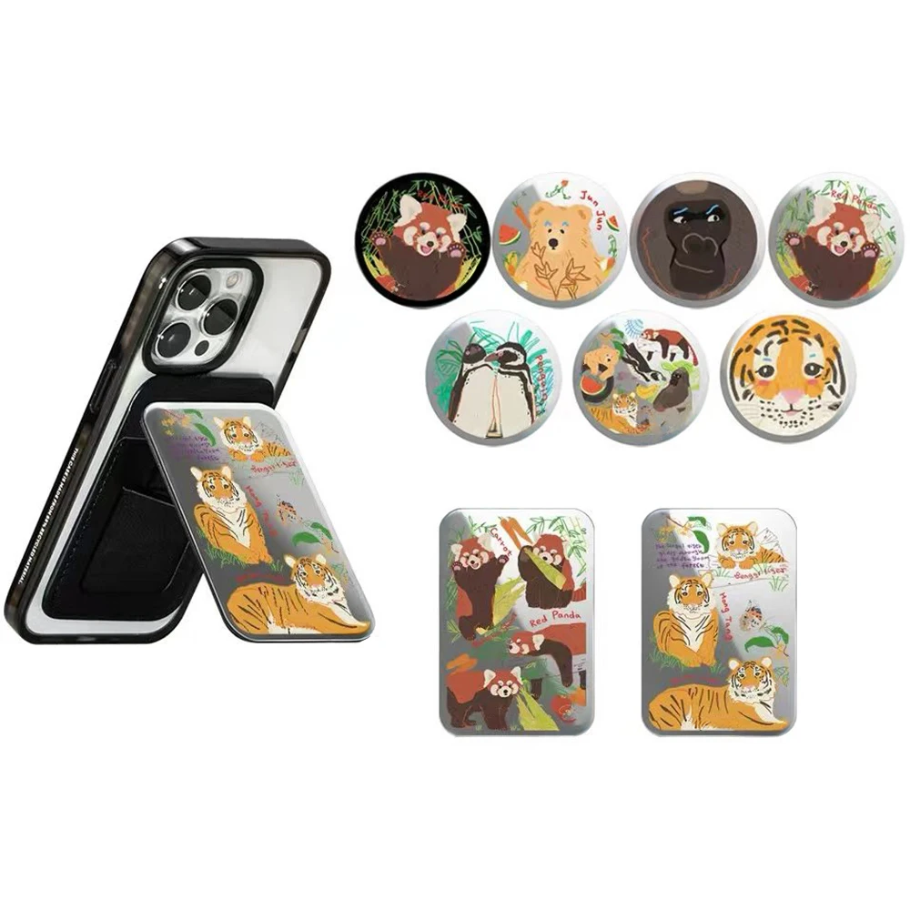 Cartoon Animals Zoo Magnetic Grip Card Holder Phone Stand for IPhone Holder Mount Support for Galaxy Phone Accessories
Cartoon Animals Zoo Magnetic Grip Card Holder Phone Stand for IPhone Holder Mount Support for Galaxy Phone Accessories