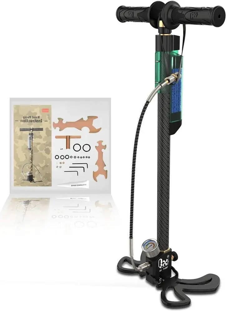 3.5 Stage High Pressure PCP Hand Pump 4500Psi/30Mpa with Oil-Moisture Filter, Stainless Steel Body for Air Rifle Paintball
3.5 Stage High Pressure PCP Hand Pump 4500Psi/30Mpa with Oil-Moisture Filter, Stainless Steel Body for Air Rifle Paintball