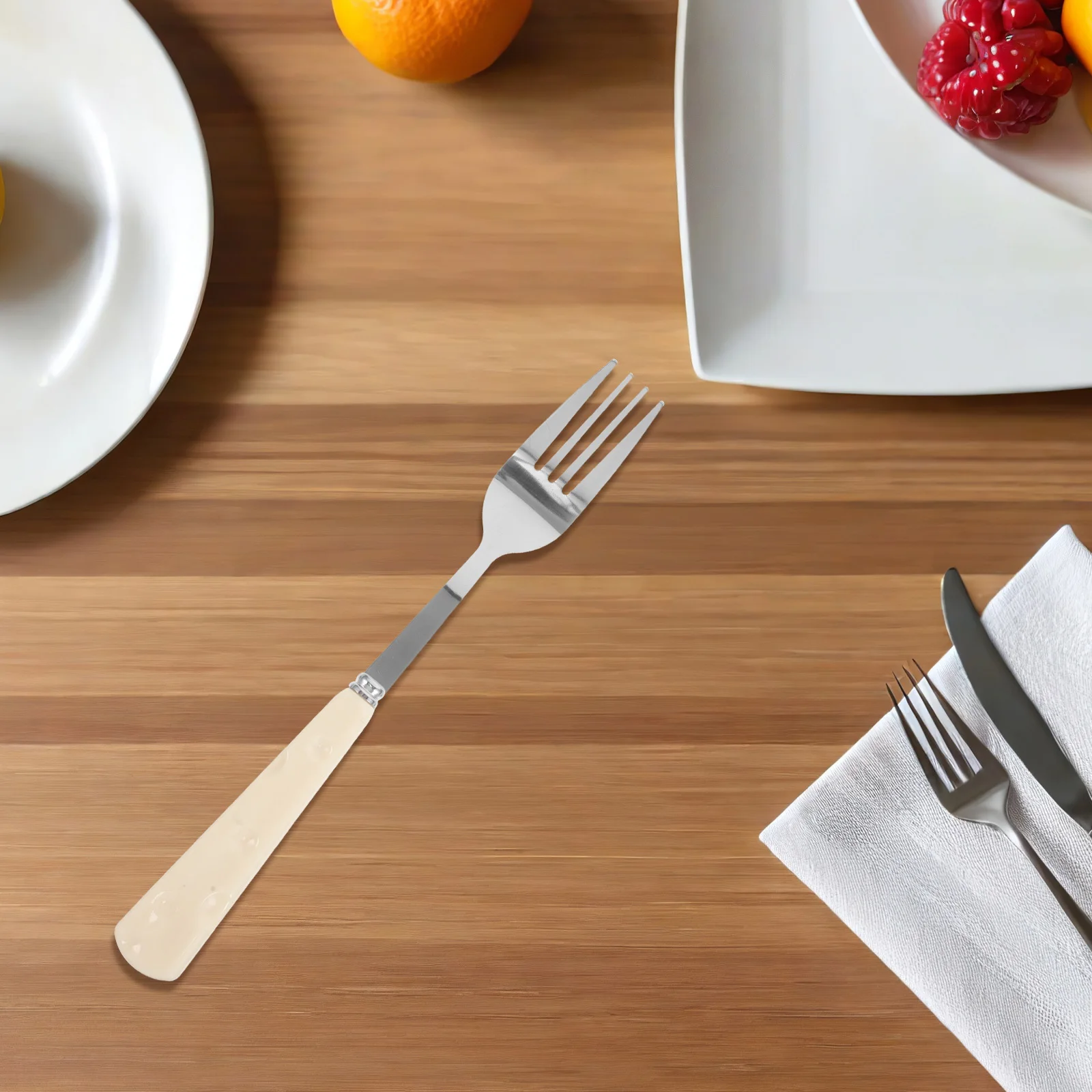 10Pcs Cheese Forks Stainless Steel Faux Ceramic Handle Charming Design Easy Clean Home Restaurant Tableware Stainless Steel Fork
10Pcs Cheese Forks Stainless Steel Faux Ceramic Handle Charming Design Easy Clean Home Restaurant Tableware Stainless Steel Fork