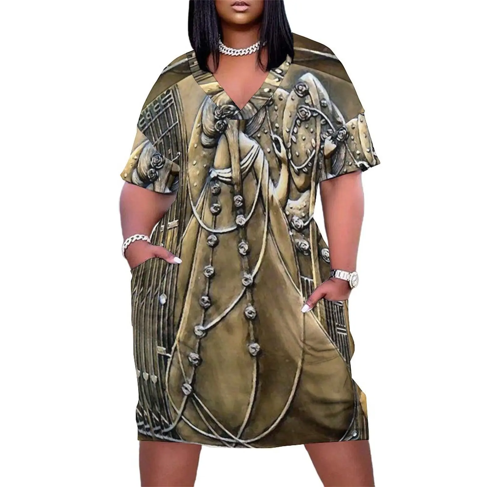 Art Nouveau Female Figures Amongst Roses Loose Pocket Dress women's elegant loose dresses dress dresses
Art Nouveau Female Figures Amongst Roses Loose Pocket Dress women's elegant loose dresses dress dresses
