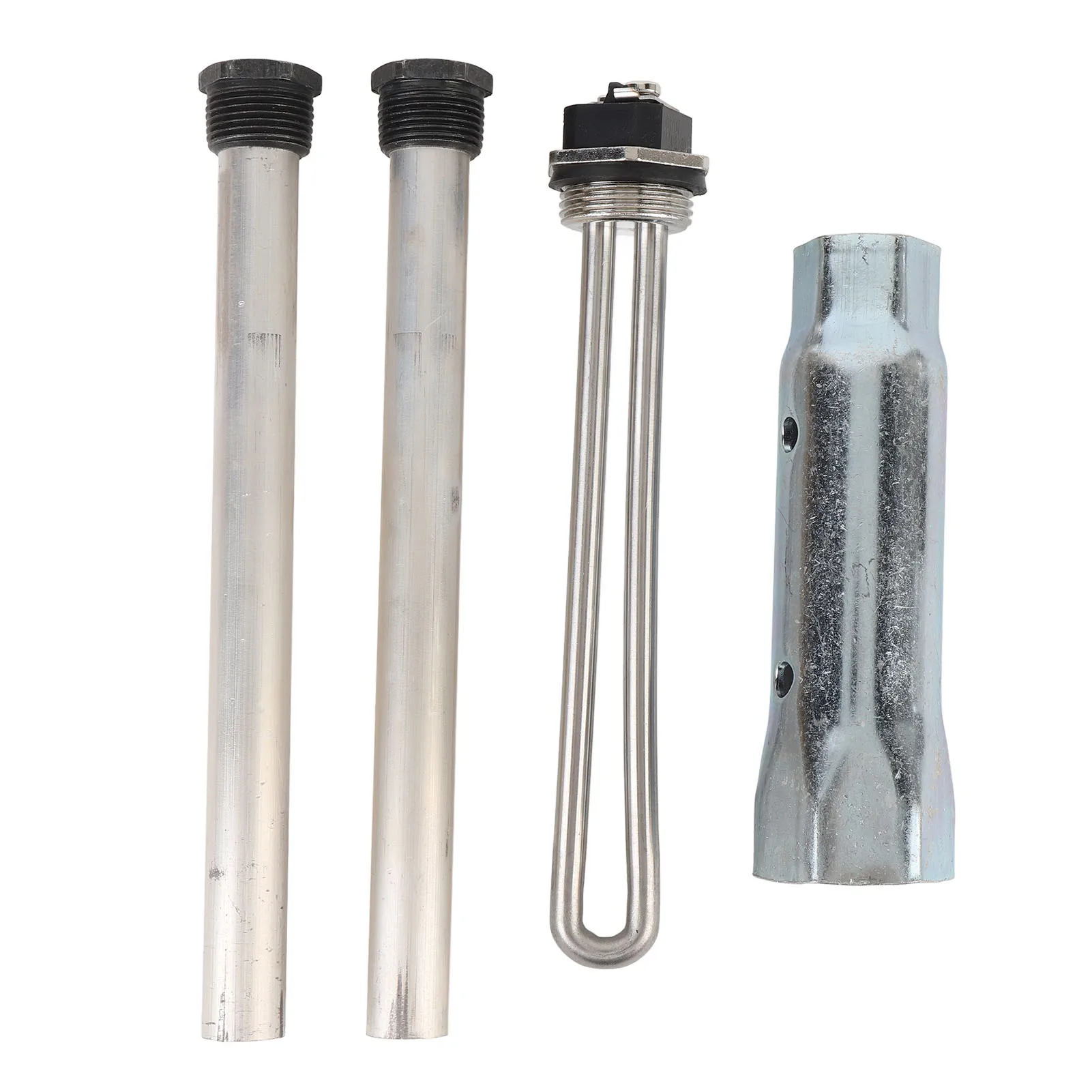 4Pcs RV Water Heater Element with Wrench Socket Anode Rods Replacement For Suburban RV Water Heater 520900 SW6DE SW10DE SW12DE
4Pcs RV Water Heater Element with Wrench Socket Anode Rods Replacement For Suburban RV Water Heater 520900 SW6DE SW10DE SW12DE