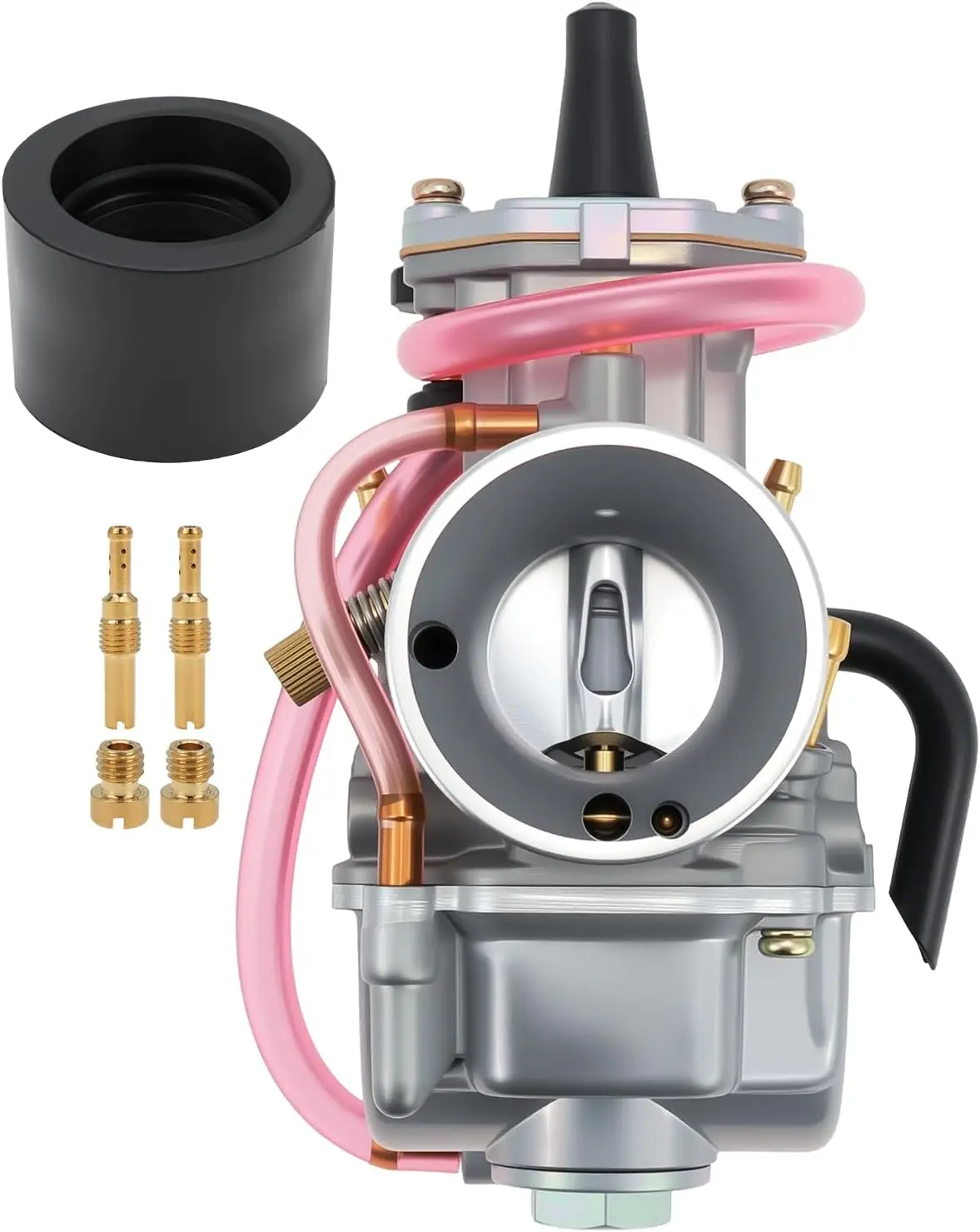 Universal PWK 30mm Carburetor with Carb Jets for 100cc to 250cc 2T 4T Engine Motorcycle Dirt Bike Mini Bike ATV Scooter Moped
Universal PWK 30mm Carburetor with Carb Jets for 100cc to 250cc 2T 4T Engine Motorcycle Dirt Bike Mini Bike ATV Scooter Moped