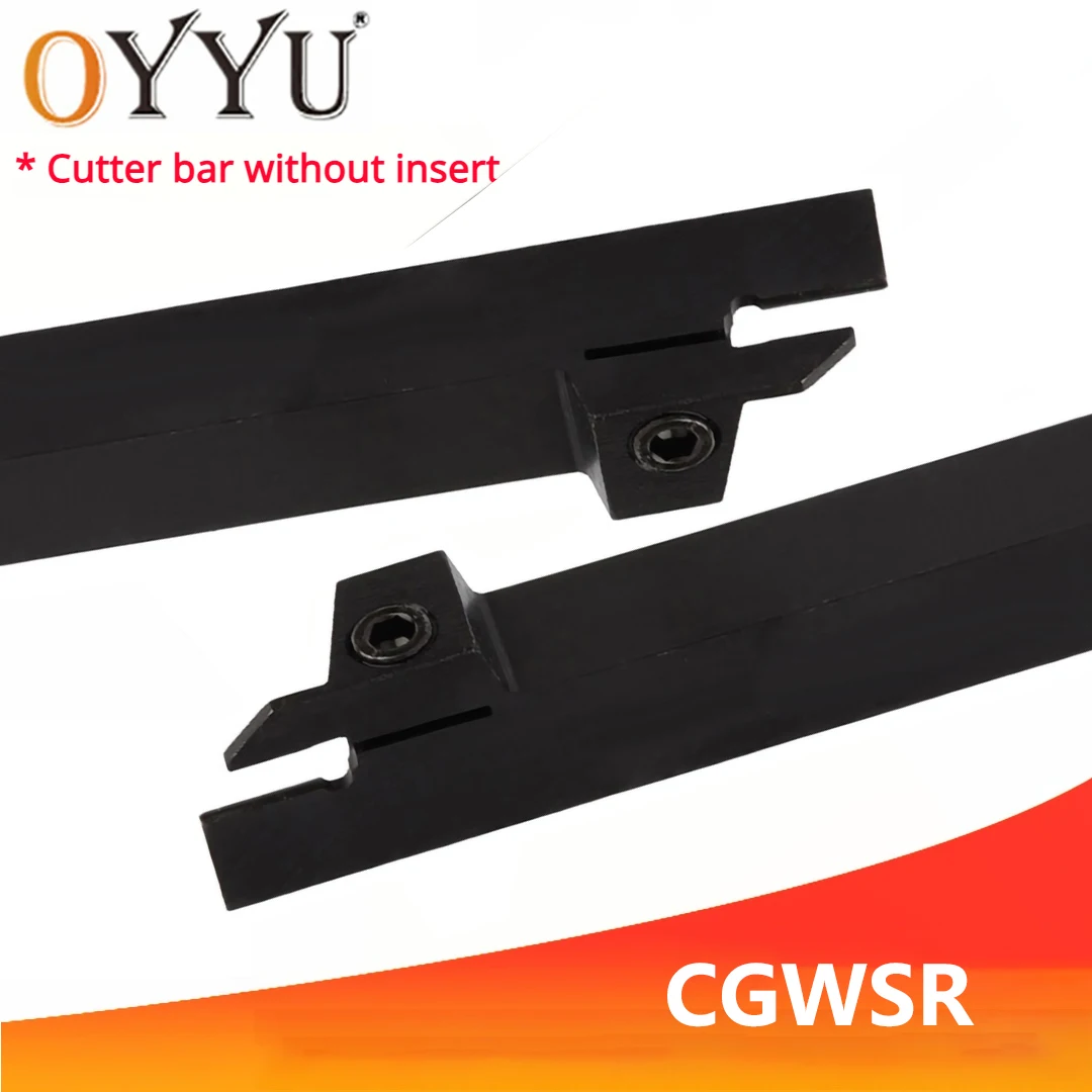 OYYU Slotting External Grooving Tools Holder CNC Shank CGWSR1616 CGWSR2020 CGWSR2525 W20 W30 W40 W50 L CGWSR 1616 2020 2525
OYYU Slotting External Grooving Tools Holder CNC Shank CGWSR1616 CGWSR2020 CGWSR2525 W20 W30 W40 W50 L CGWSR 1616 2020 2525