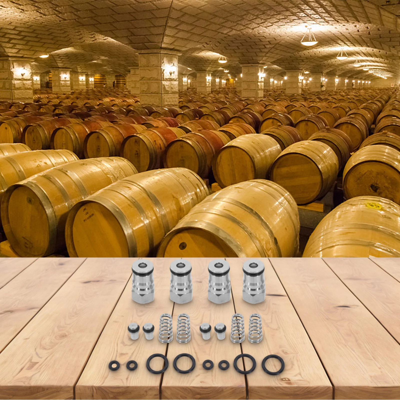 Ball Lock Fittings Ball Lock Keg Couplers Draft Beer Dispensing Gas And Liquor Posts Leakage Prevention Quick Disconnect
Ball Lock Fittings Ball Lock Keg Couplers Draft Beer Dispensing Gas And Liquor Posts Leakage Prevention Quick Disconnect