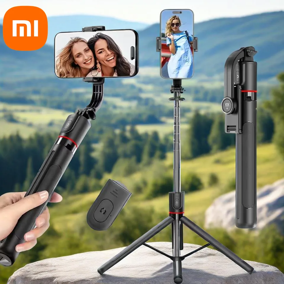 XIAOMI F15 Selfie Stick Tripod 6-Section Extendable Pole 360° Rotation Fill Light Option With Bluetooth Remote For Phone Vlog
XIAOMI F15 Selfie Stick Tripod 6-Section Extendable Pole 360° Rotation Fill Light Option With Bluetooth Remote For Phone Vlog