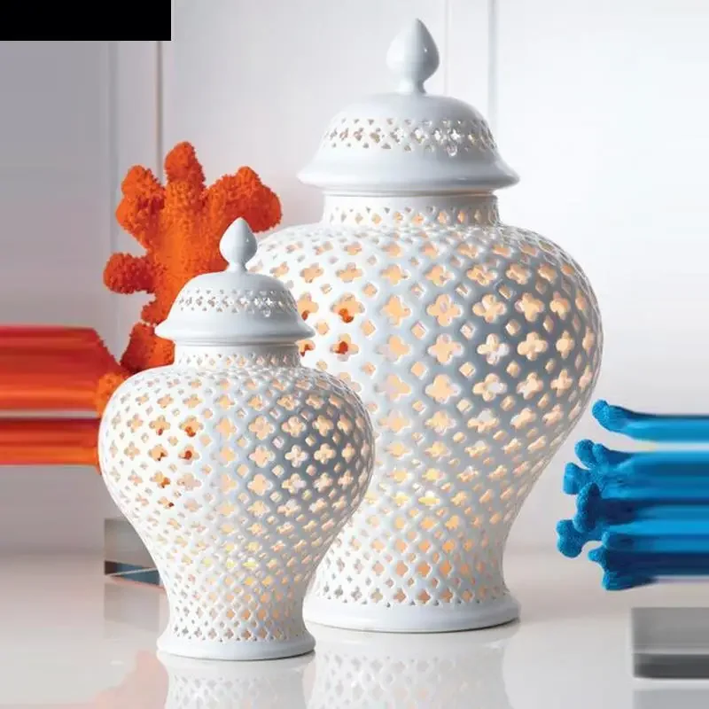 Ceramic Vase Jar Lid Crafts Storage Room Arrangement Decoration
Ceramic Vase Jar Lid Crafts Storage Room Arrangement Decoration