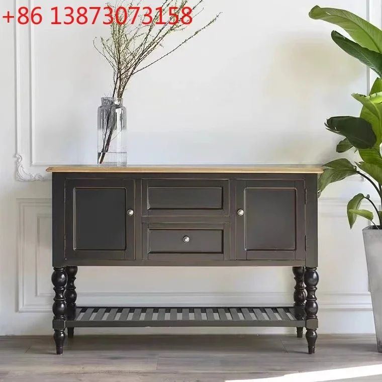 02*European French country pastoral style solid wood mix and match restaurant side locker
02*European French country pastoral style solid wood mix and match restaurant side locker