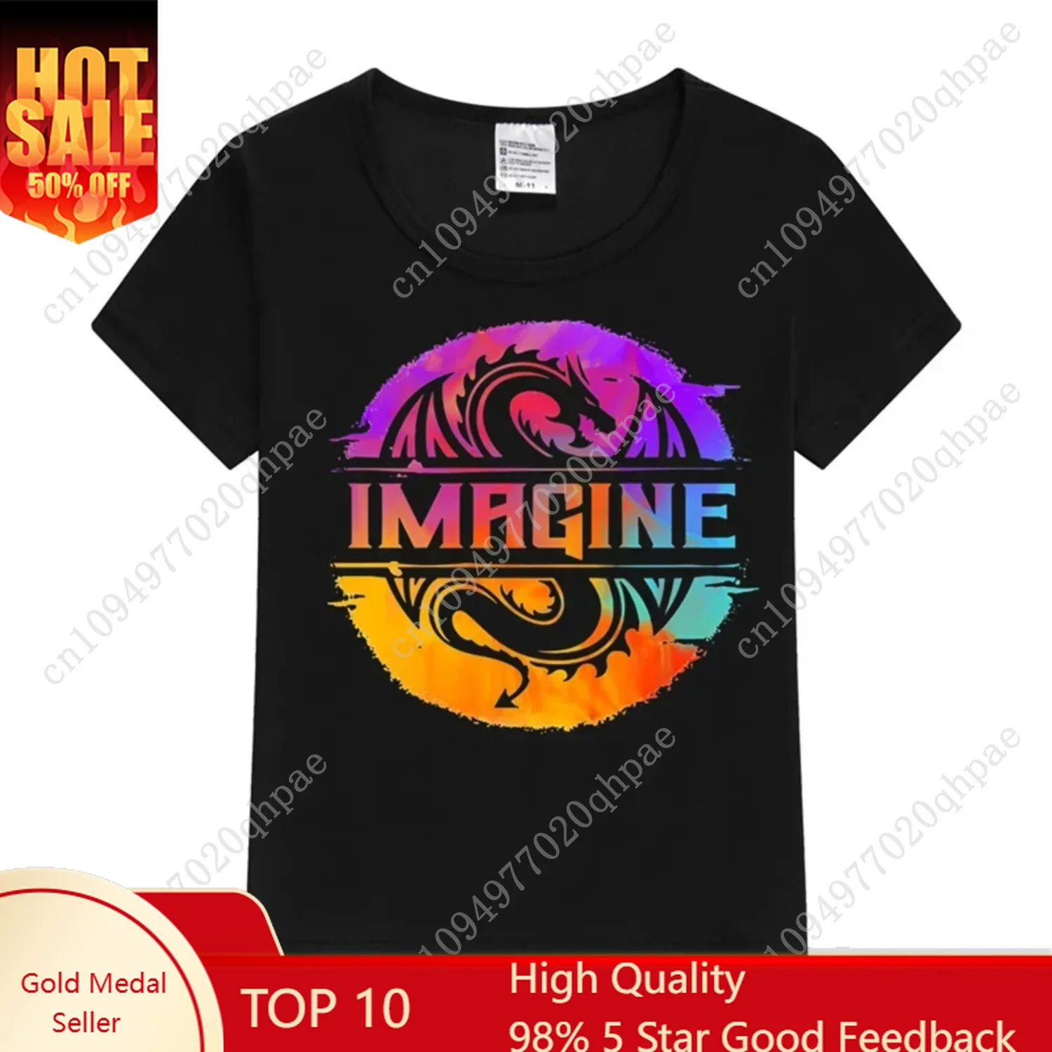 IMAGINE Colorful Watercolour Graphic Dragon Kids T-Shirt 2024 Children Summer Tops Cartoon T-shirt Baby 3-14T US Size Clothing
IMAGINE Colorful Watercolour Graphic Dragon Kids T-Shirt 2024 Children Summer Tops Cartoon T-shirt Baby 3-14T US Size Clothing