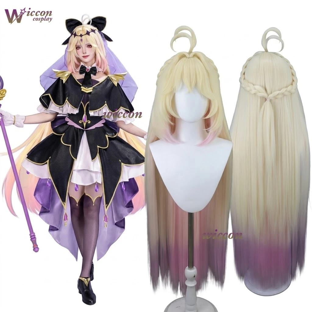 Moria Luluka Cosplay Wig Cures Fancy Hair Meitantei Pretty Cure! Halloween Women Long Purple Gradient Nature Wig Bangs Roleplay
Moria Luluka Cosplay Wig Cures Fancy Hair Meitantei Pretty Cure! Halloween Women Long Purple Gradient Nature Wig Bangs Roleplay