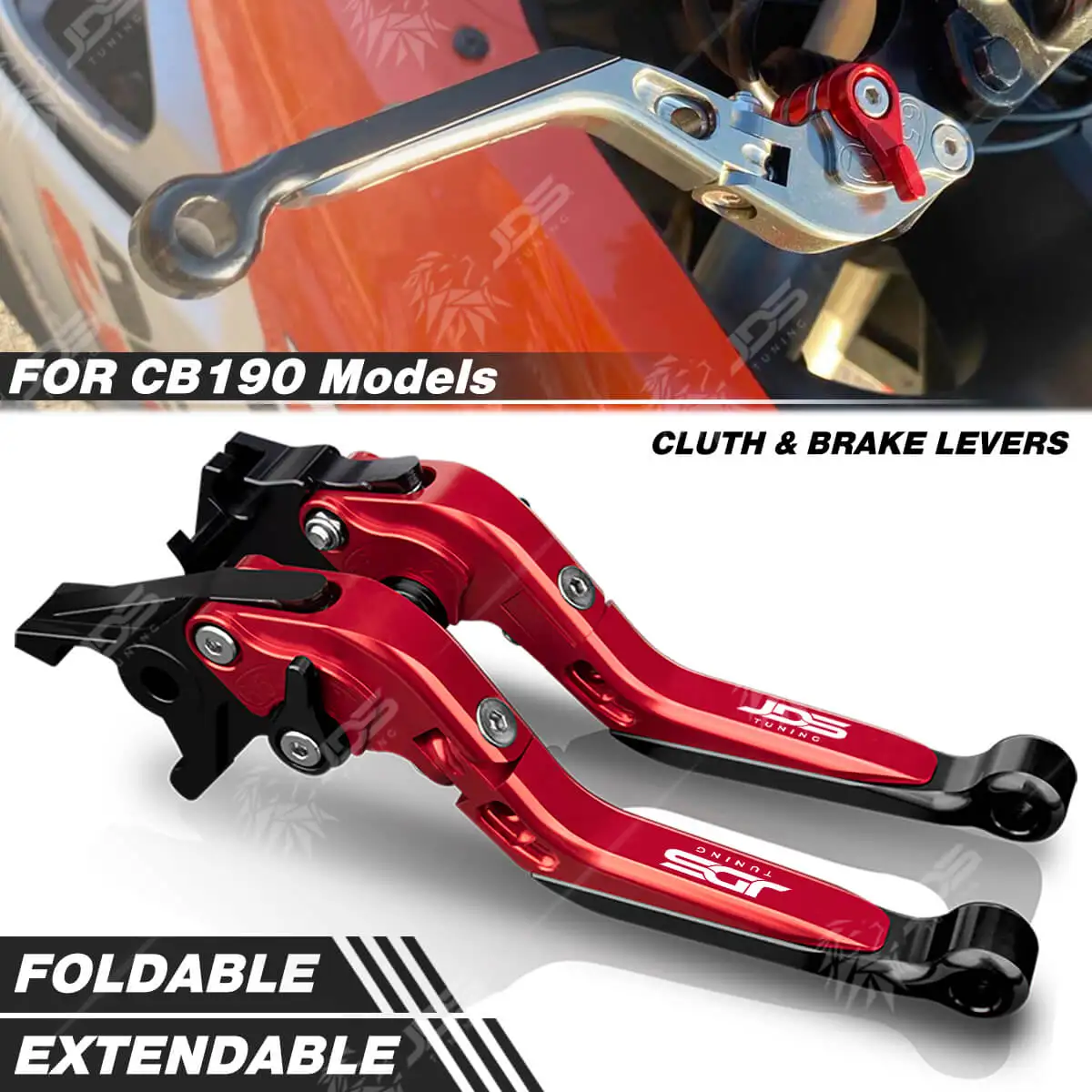For Honda CB190 R/X/SS/TR/TOURISM/TRICOLOR Clutch Lever Brake Lever Set Foldable Adjustable Handle Levers Motor Accessories Part
For Honda CB190 R/X/SS/TR/TOURISM/TRICOLOR Clutch Lever Brake Lever Set Foldable Adjustable Handle Levers Motor Accessories Part