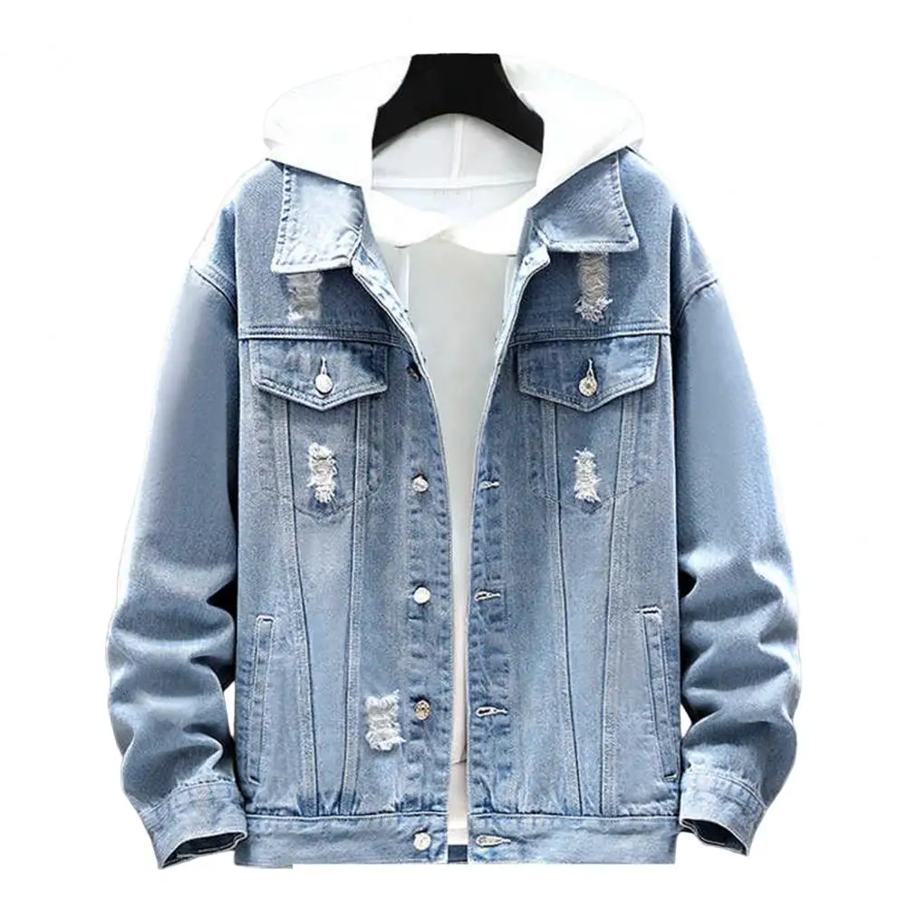 2024 New Men's Denim Jacket Cotton Loose Hooded jean Outwear Coat Solid Denim jacket Men Casual Couple Streetwear Large Size 3XL
2024 New Men's Denim Jacket Cotton Loose Hooded jean Outwear Coat Solid Denim jacket Men Casual Couple Streetwear Large Size 3XL