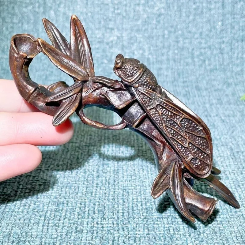 【Copper-Plastic Process】Retro Gilding Old Copper Zhizhu Foot Changle Bamboo Presages Safety Festival Height Make a Great Coup Ta
【Copper-Plastic Process】Retro Gilding Old Copper Zhizhu Foot Changle Bamboo Presages Safety Festival Height Make a Great Coup Ta