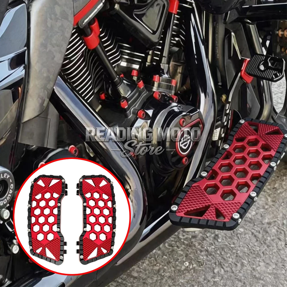 Motorcycle Driver Floorboards Footrest Footpegs for Harley Touring Road King Street Glide Electra Glide 117 121 CVO 2009-2026
Motorcycle Driver Floorboards Footrest Footpegs for Harley Touring Road King Street Glide Electra Glide 117 121 CVO 2009-2026