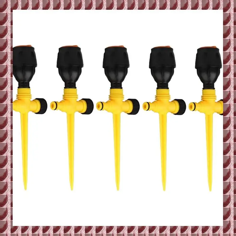 Automatic 360 Degree Rotation Lawn Sprinklers For Yard, Large Area Coverage, Lawn & Garden Essential Easy Install (5PC)
Automatic 360 Degree Rotation Lawn Sprinklers For Yard, Large Area Coverage, Lawn & Garden Essential Easy Install (5PC)
